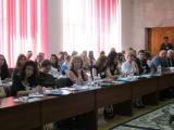 Наша делегація серед учасників конференції: у першому ряду 3-та зліва О.В. Гафурова, наступні – Т.С. Новак, М.А. Дейнега
