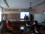 Учні активно задавали питання та спілкувались з Кузьменком С.В.