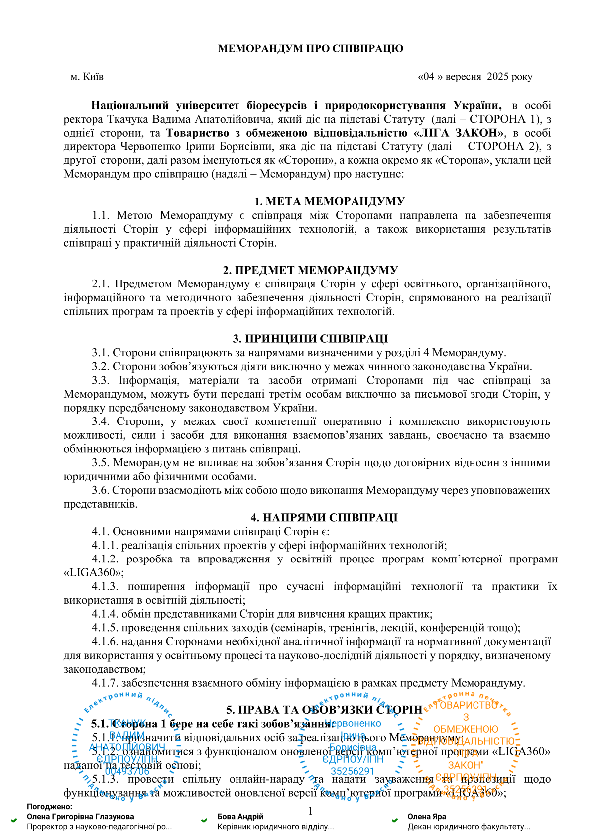 опис